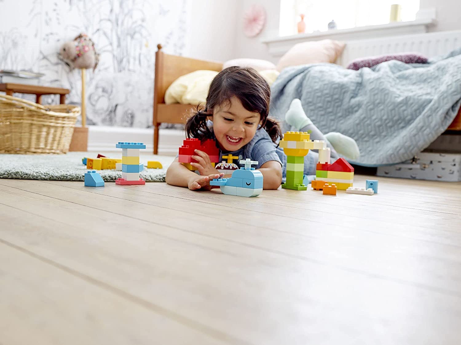 Buy Lego Duplo Classic Heart Box 10909 Building Toy Set 80pieces | Yallatoys.com