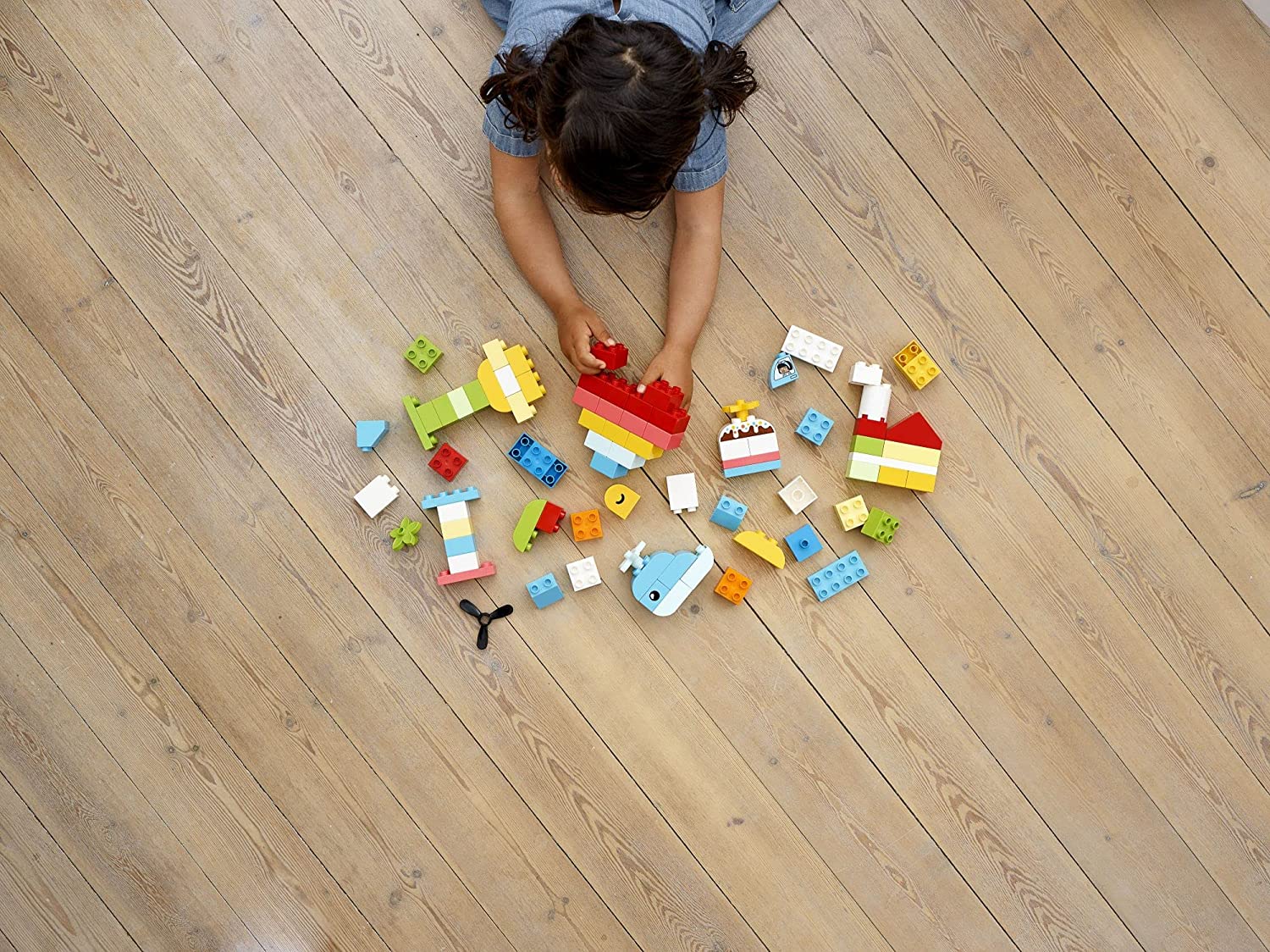 Buy Lego Duplo Classic Heart Box 10909 Building Toy Set 80pieces | Yallatoys.com