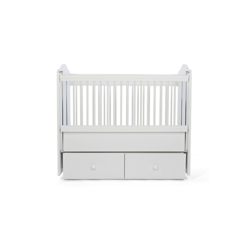 Belis Nino Convertible Baby Bed With Drawers 50 X 100Cm  Dove Belis Yallatoys