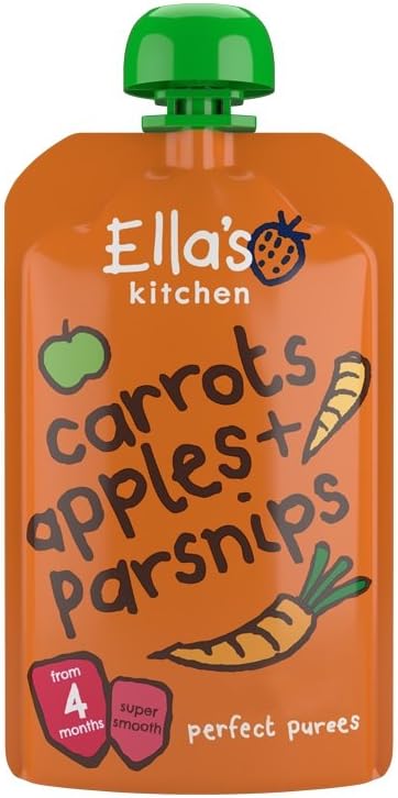 Ellas Kitchen Org Carrots ApplesÂ  ParsnipÂ  Regular  120Gm Ellas Kitchen Yallatoys