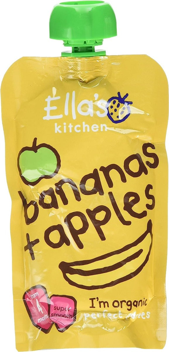 Ellas Kitchen Org Apples Bananas  Regular  120Gm Ellas Kitchen Yallatoys