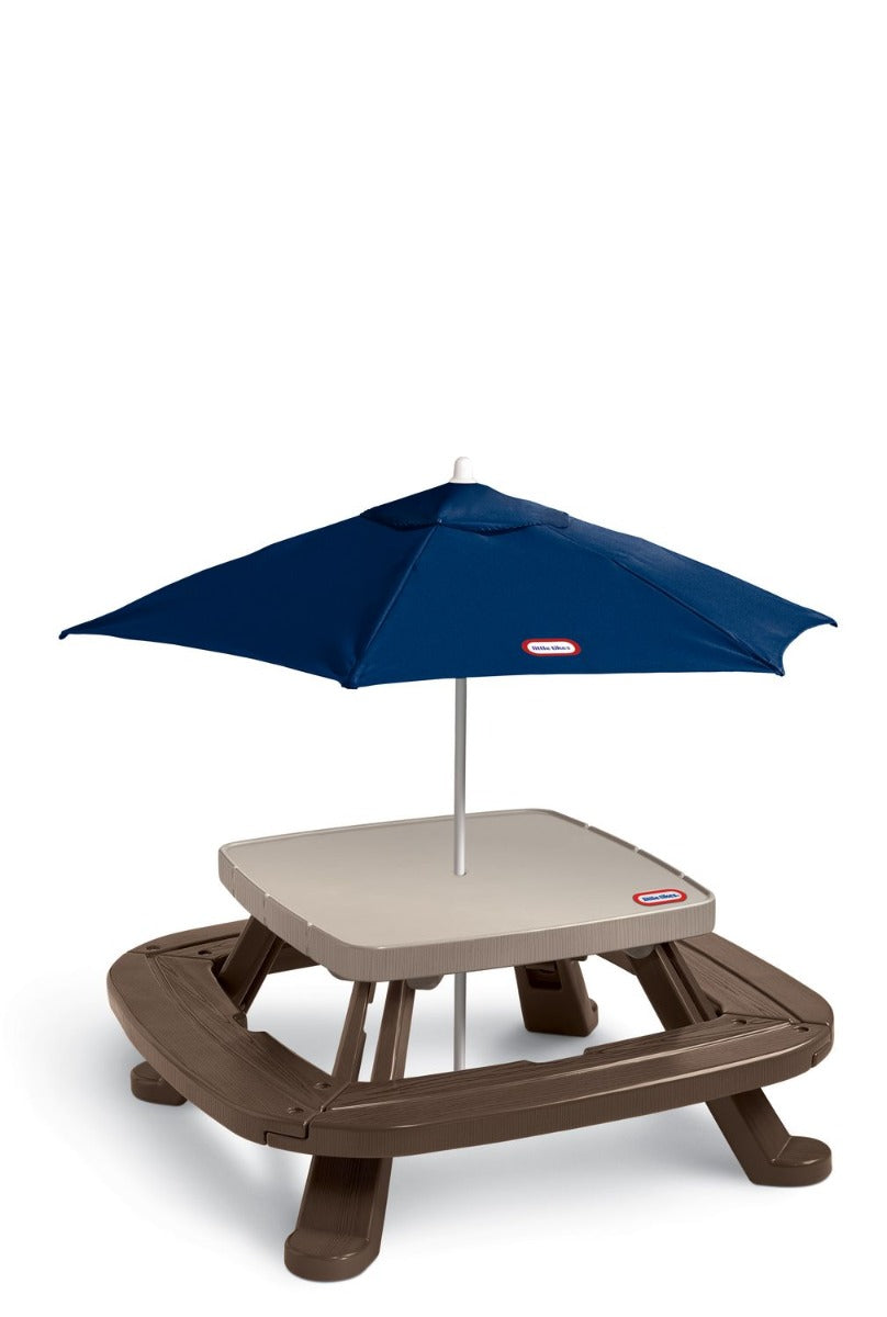Buy Little Tikes-Fold n Store Picnic Table with Market Umbrella | Yallatoys.com