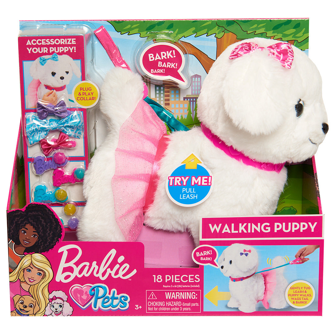 Buy Barbie Walk & Wag Puppy Feature Plush | Yallatoys.com