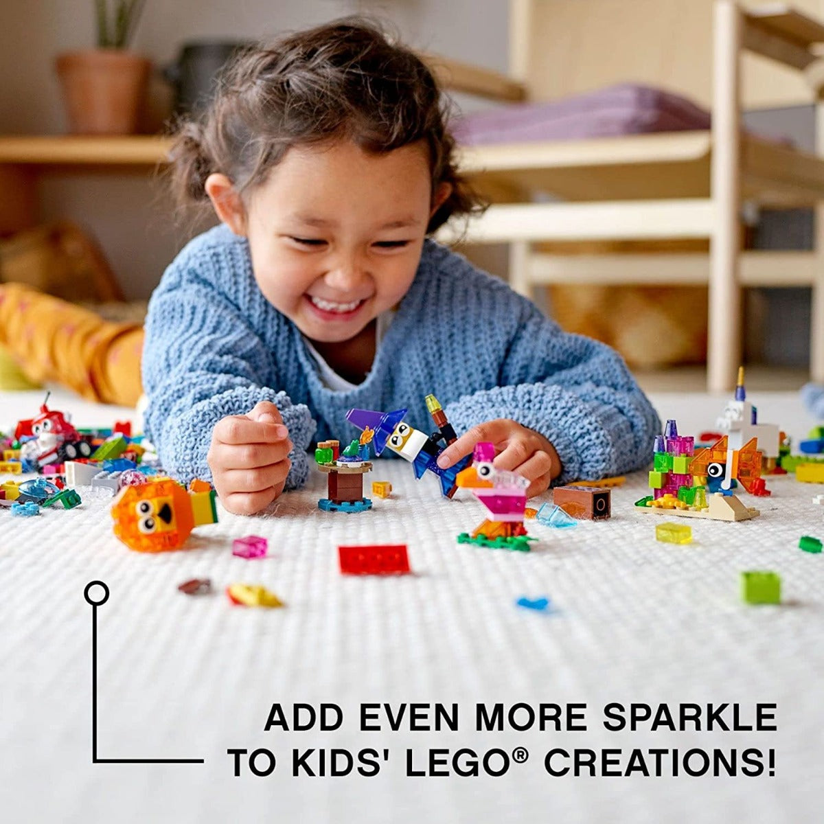 Buy Lego Classic Creative Transparent Bricks 11013 Building Toy Set 500pieces | Yallatoys.com