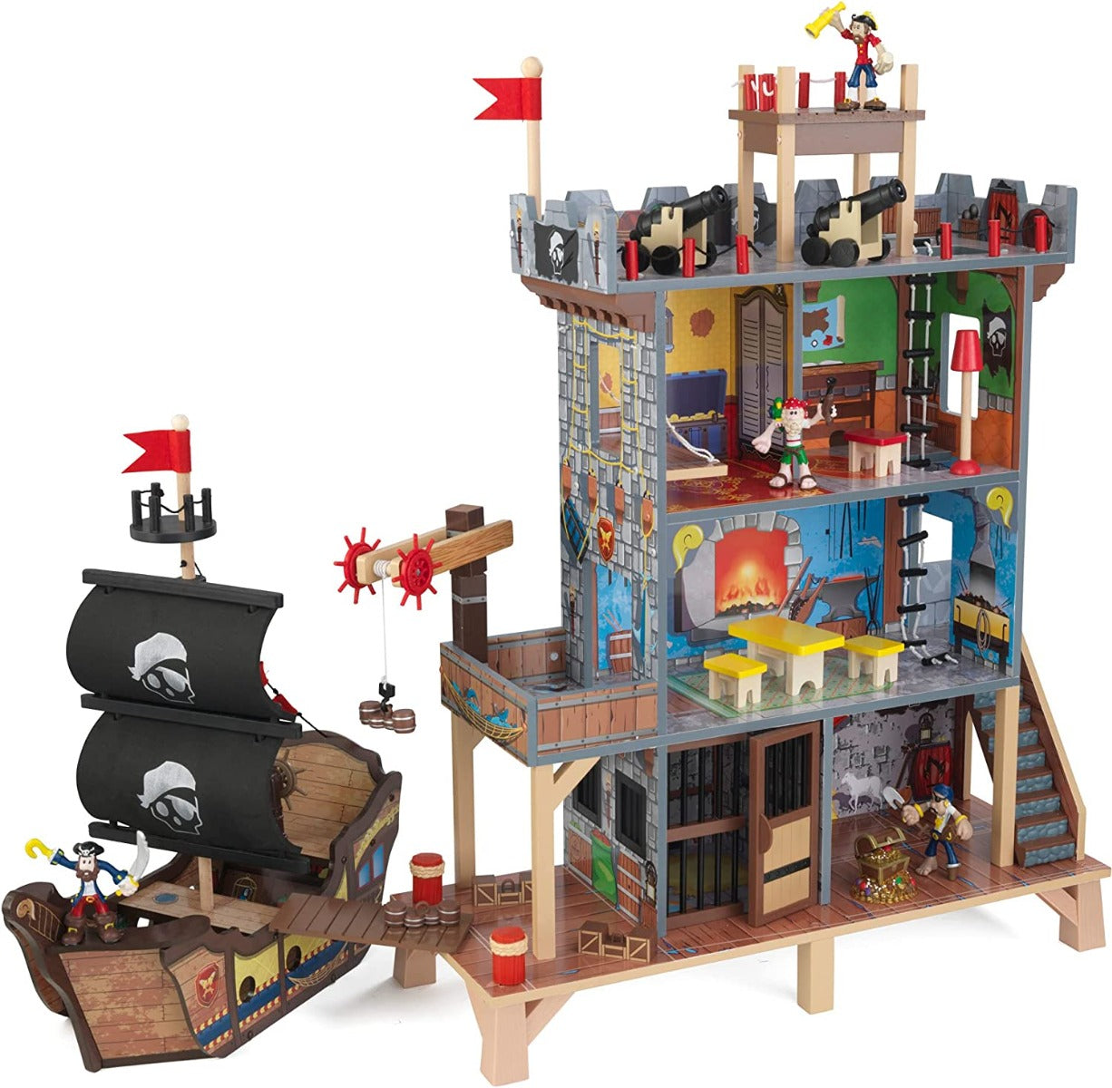 Buy Kidkraft Pirates Cove Wooden Ship Play Set | Yallatoys.com