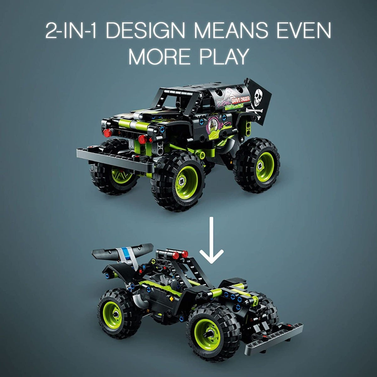 Buy Lego Technic Monster Jam Grave Digger 42118 Building Set 212pcs | Yallatoys.com