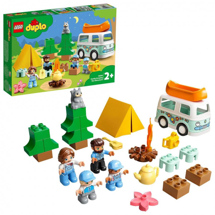 Buy Lego Duplo Town Family Camping Van Adventure 10946 Building Set 30pcs | Yallatoys.com