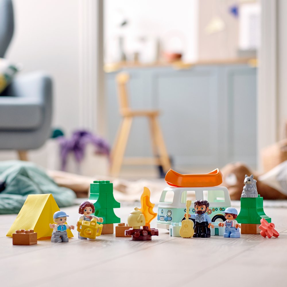 Buy Lego Duplo Town Family Camping Van Adventure 10946 Building Set 30pcs | Yallatoys.com
