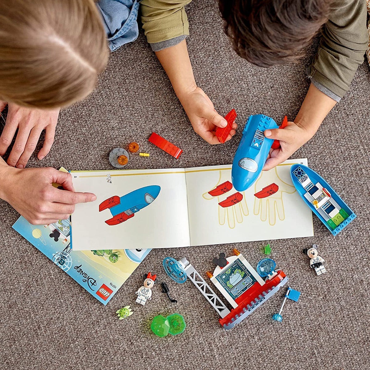 Buy Lego Disney Mickey and Friends Mickey Mouse & Minnie Mouse’s Space Rocket 10774 | Yallatoys.com