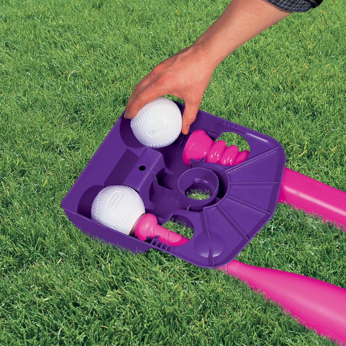 Buy Little Tikes Tot Sports TBall Set Pink | Yallatoys.com