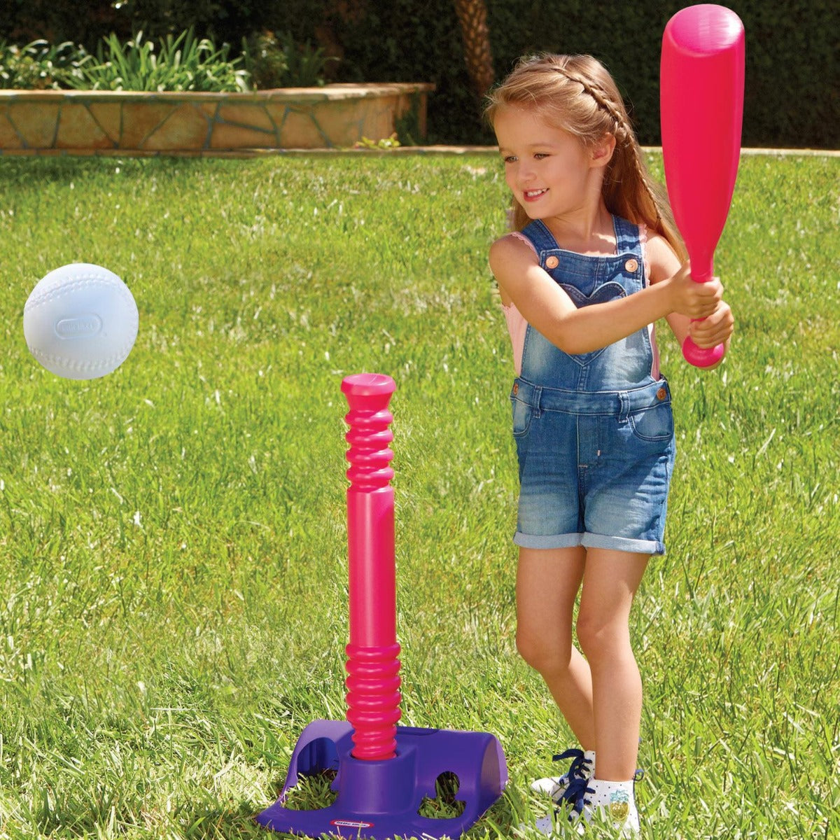 Buy Little Tikes Tot Sports TBall Set Pink | Yallatoys.com