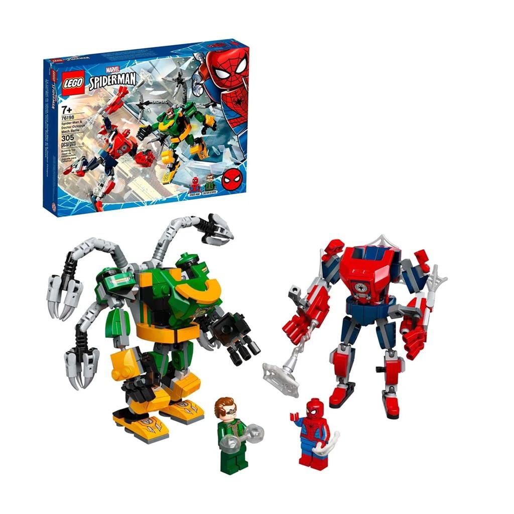 Buy Lego Marvel Spider Man & Doctor Octopus Mech Battle 76198 Building 305pcs | Yallatoys.com