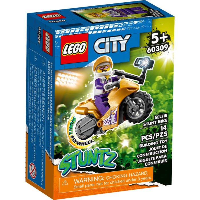 Buy Lego City Selfie Stunt Bike 60309 Building Kit with 14pcs | Yallatoys.com