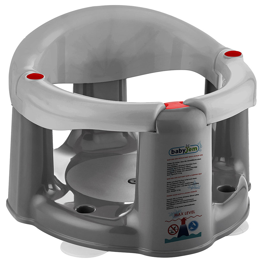 Babyjem Anti Slip Baby Bath & Feeding Seat White 6 Months+ Babyjem Yallatoys