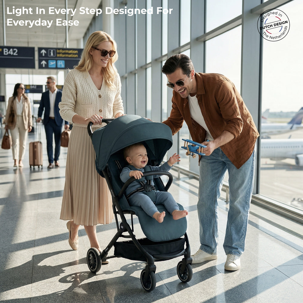 Neobreez Litex Ultra Lightweight Cabin Size Travel Stroller Grey