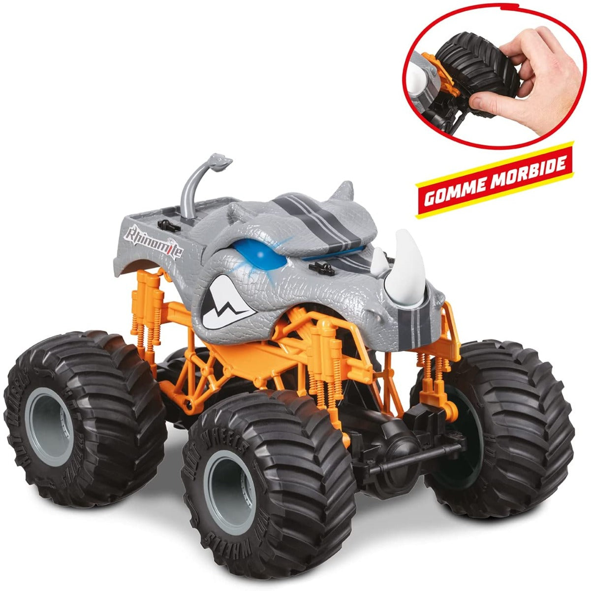 Buy Hot Wheels Monster Trucks Rhinomite Battery Set Remote Control Car | Yallatoys.com