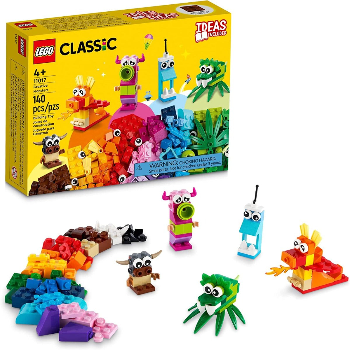 Buy Lego Classic Creative Monsters 11017 Building Toy Set 140pieces | Yallatoys.com
