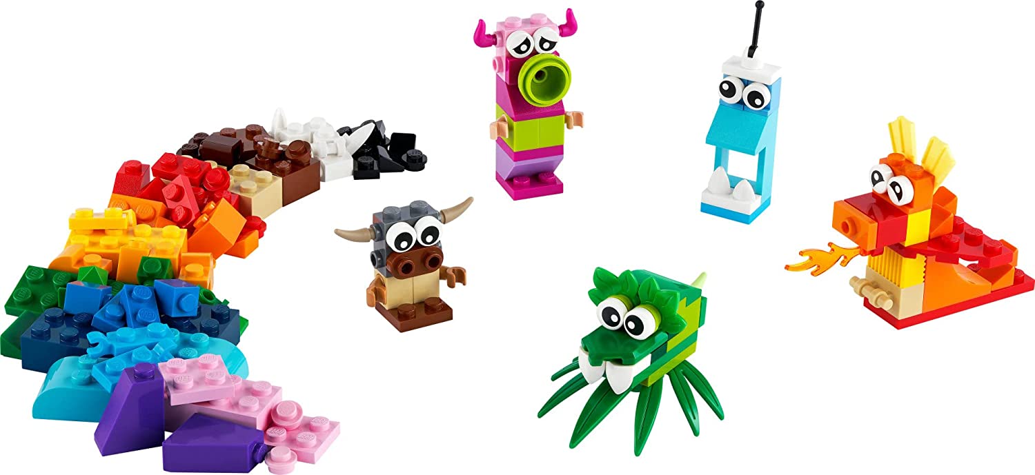 Buy Lego Classic Creative Monsters 11017 Building Toy Set 140pieces | Yallatoys.com