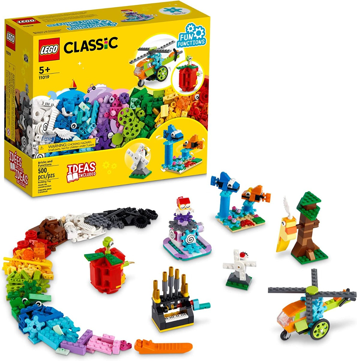 Buy Lego Classic Bricks and Functions 11019 Building Toy Set 500pieces | Yallatoys.com