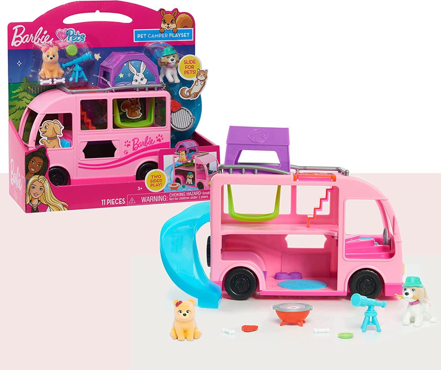 Buy Barbie Pet Camper 11pcs Playset | Yallatoys.com