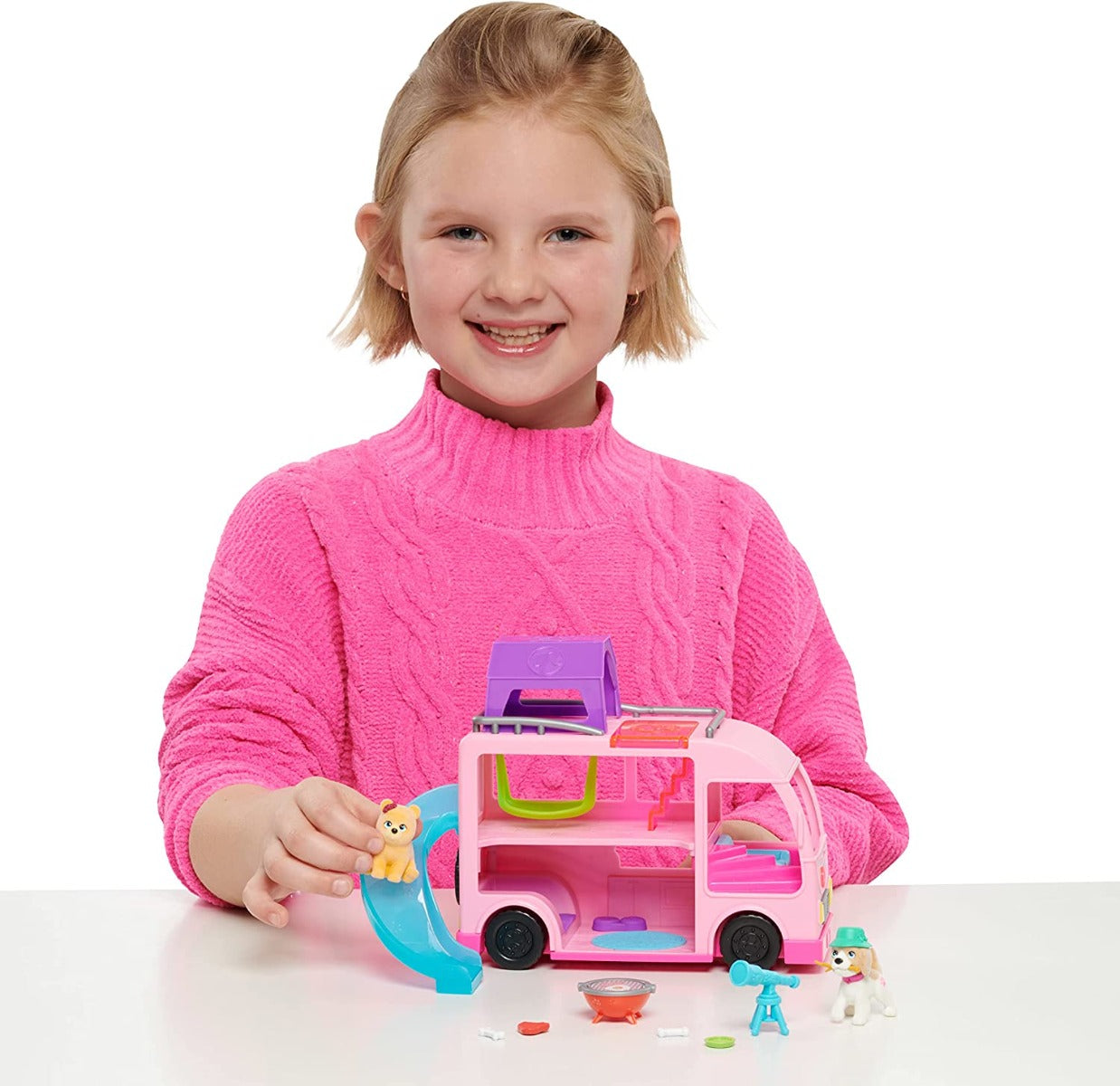 Buy Barbie Pet Camper 11pcs Playset | Yallatoys.com