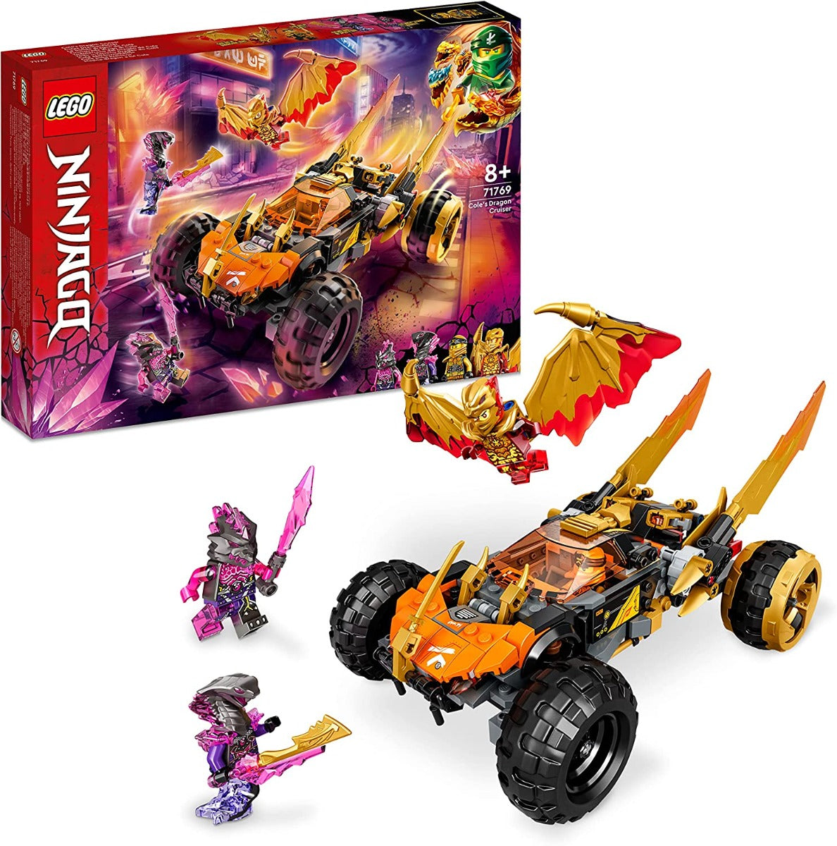 Buy Lego Ninjago Coles Dragon Cruiser with Toy Car 71769 | Yallatoys.com