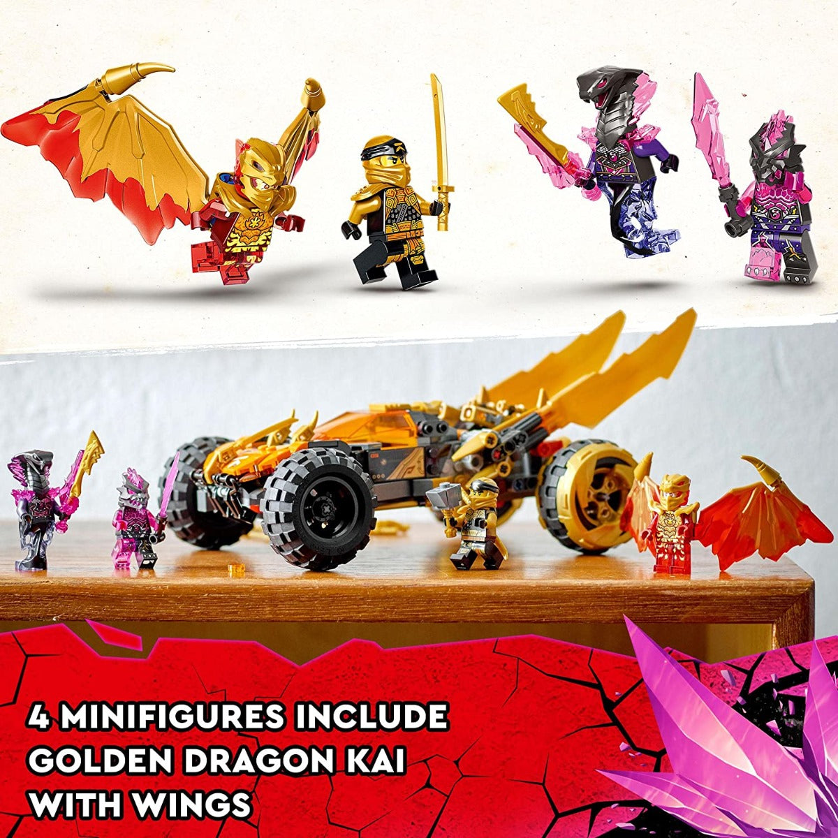 Buy Lego Ninjago Coles Dragon Cruiser with Toy Car 71769 | Yallatoys.com