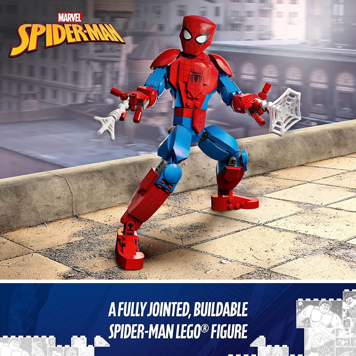 Buy Lego Marvel Super Heroes Spider Man Figure 76226 Building Toy Set 258pcs | Yallatoys.com