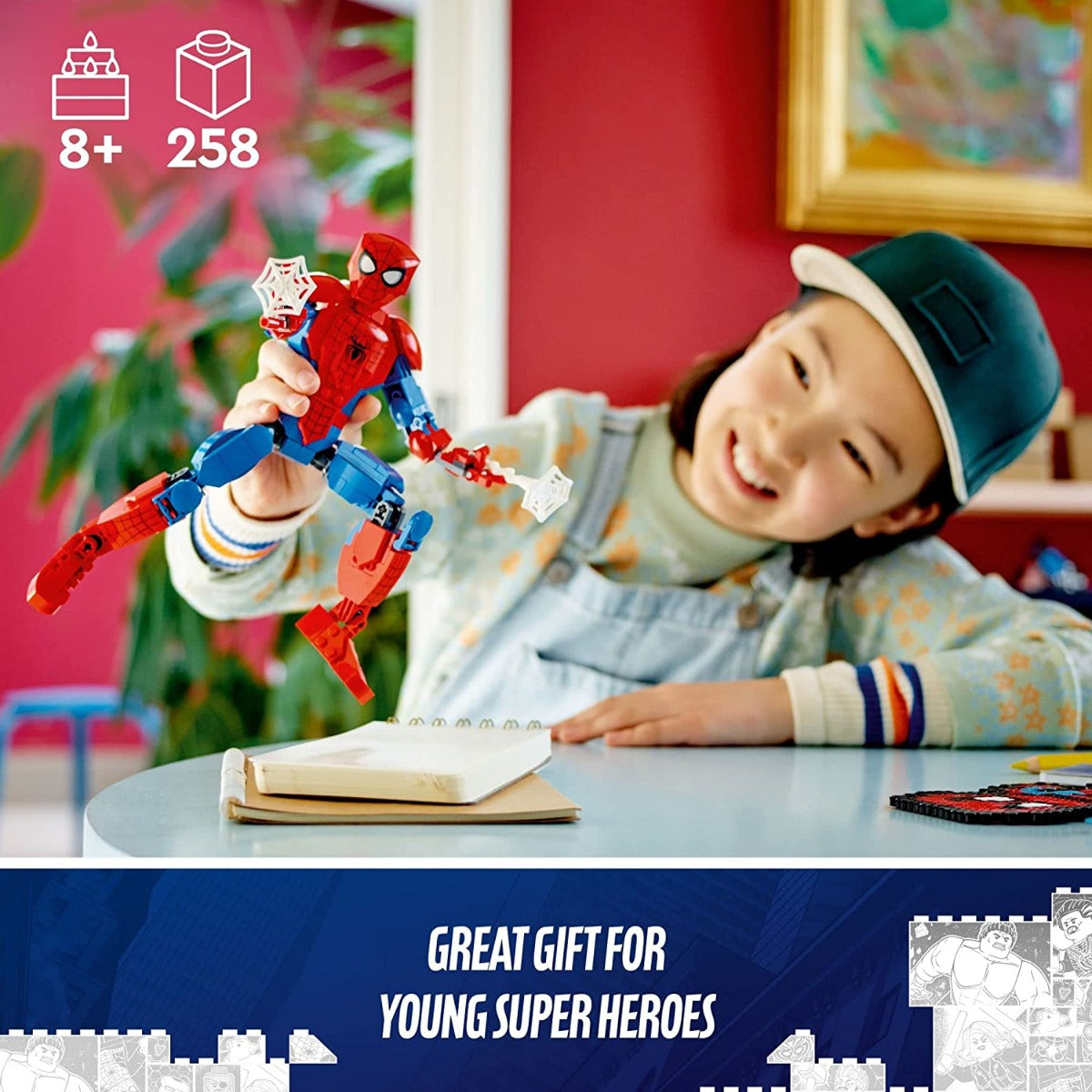 Buy Lego Marvel Super Heroes Spider Man Figure 76226 Building Toy Set 258pcs | Yallatoys.com