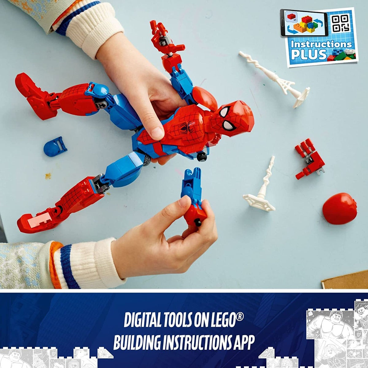 Buy Lego Marvel Super Heroes Spider Man Figure 76226 Building Toy Set 258pcs | Yallatoys.com