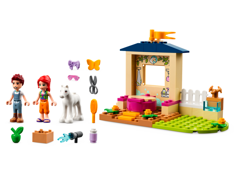 Buy Lego Friends Pony Washing Stable Building Kit 41696 | Yallatoys.com