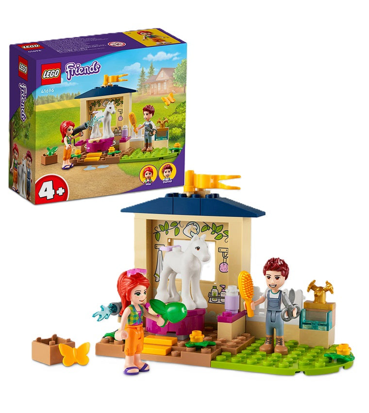 Buy Lego Friends Pony Washing Stable Building Kit 41696 | Yallatoys.com