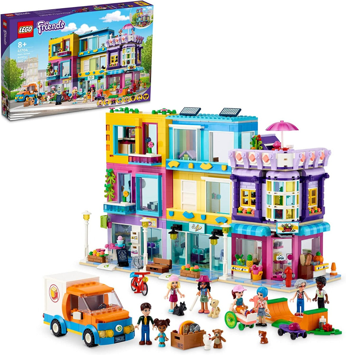 Buy Lego Friends Main Street Building 41704 Building Toy Set 1682pcs | Yallatoys.com