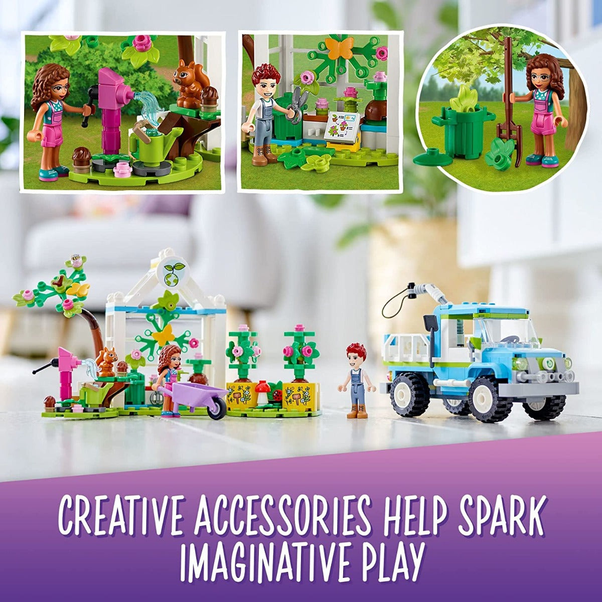 Buy Lego Friends Tree Planting Vehicle 336pieces Set 41707 | Yallatoys.com