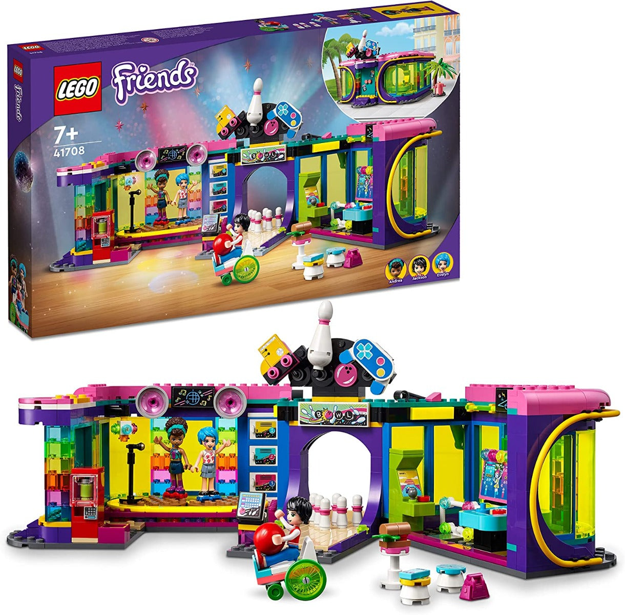 Buy Lego Friends Roller Disco Arcade 41708 | Yallatoys.com