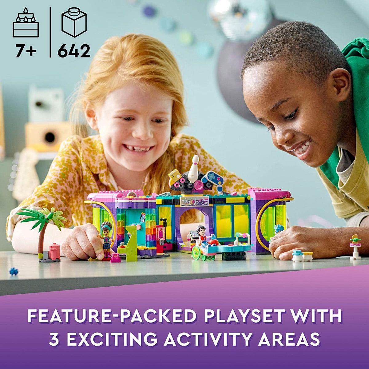 Buy Lego Friends Roller Disco Arcade 41708 | Yallatoys.com