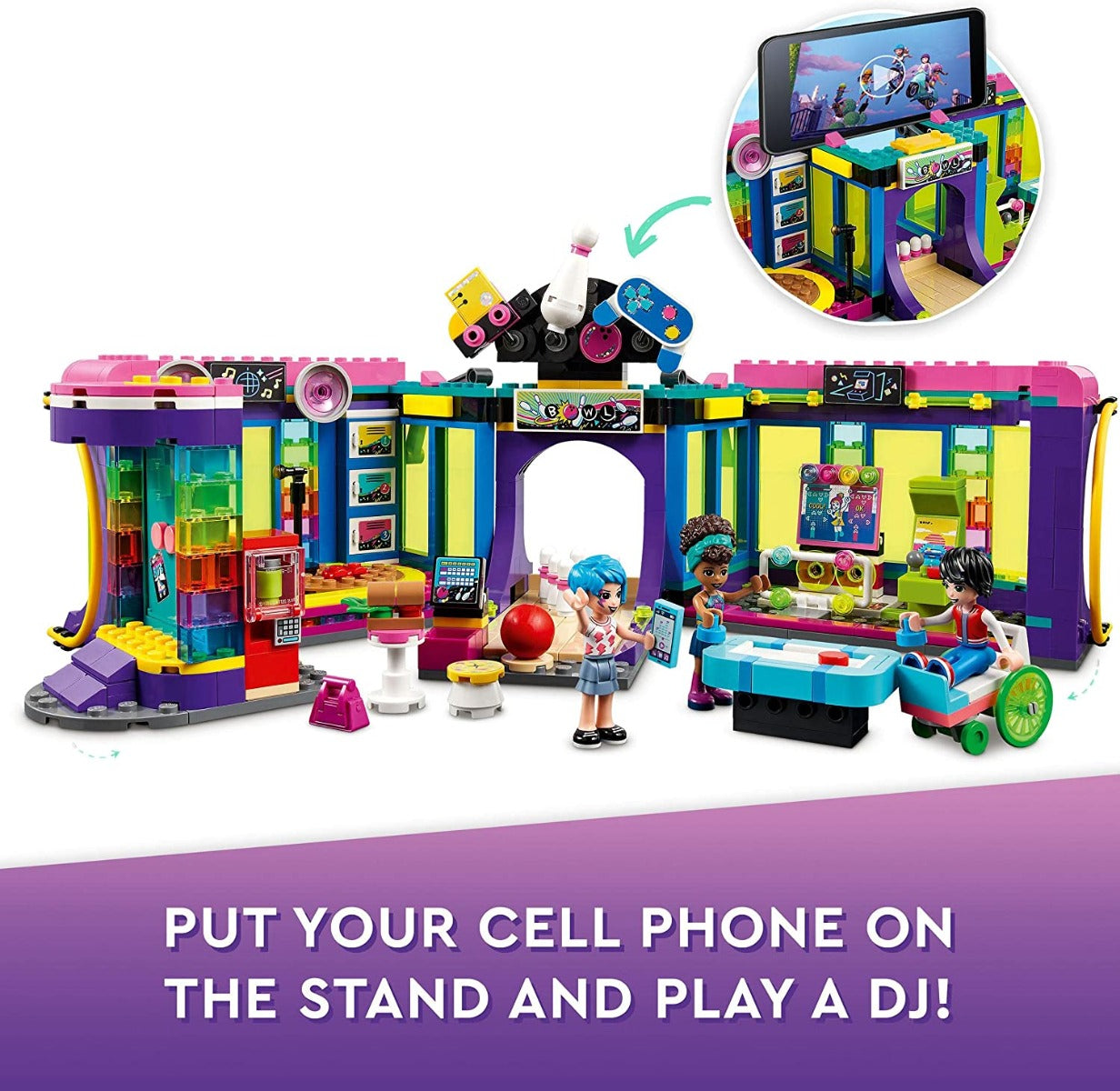 Buy Lego Friends Roller Disco Arcade 41708 | Yallatoys.com