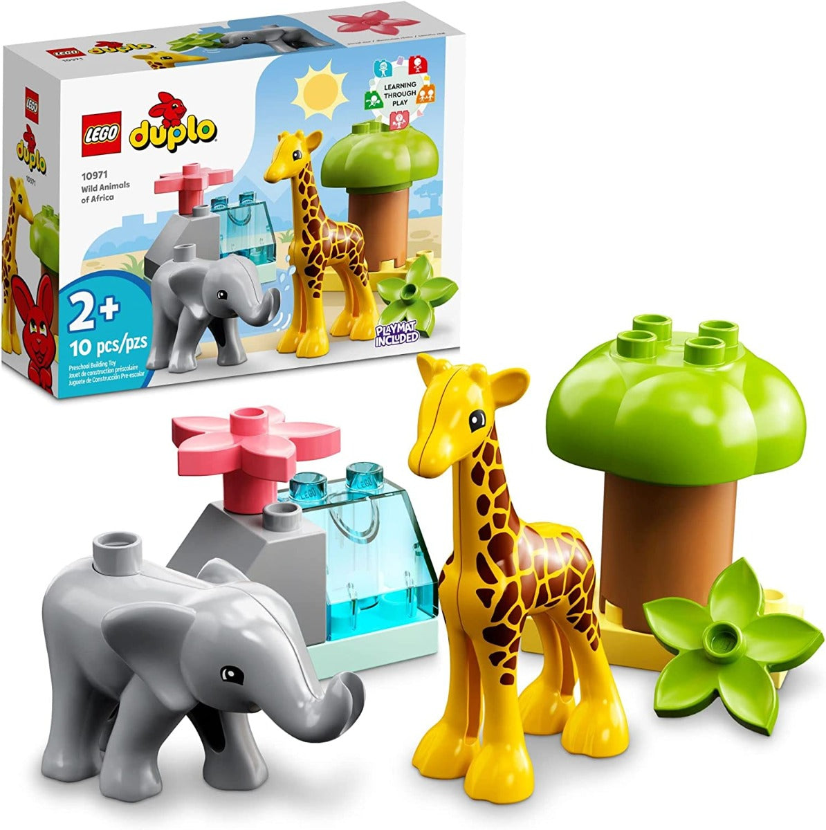 Buy Lego Duplo Wild Animals of Africa 10971 Animal Toys with 10pcs | Yallatoys.com