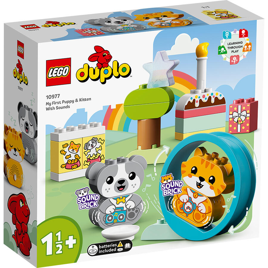 Buy Lego Duplo My First Puppy & Kitten with Sound | Yallatoys.com