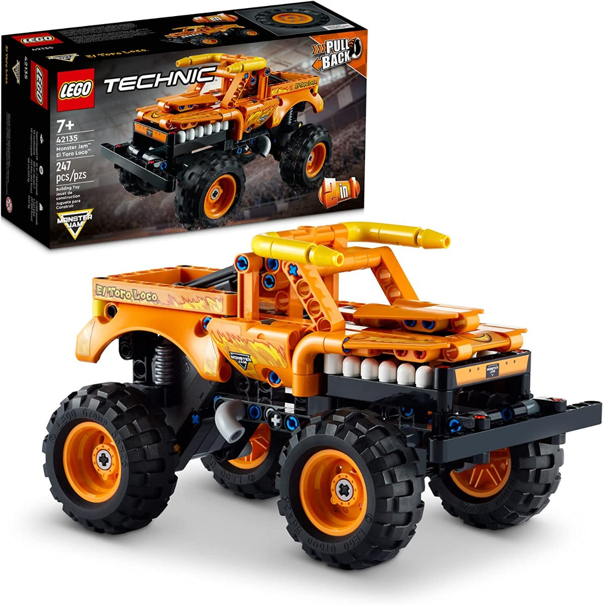 Buy Lego Technic Monster Jam El Toro Loco 42135 Building Set 247pcs | Yallatoys.com
