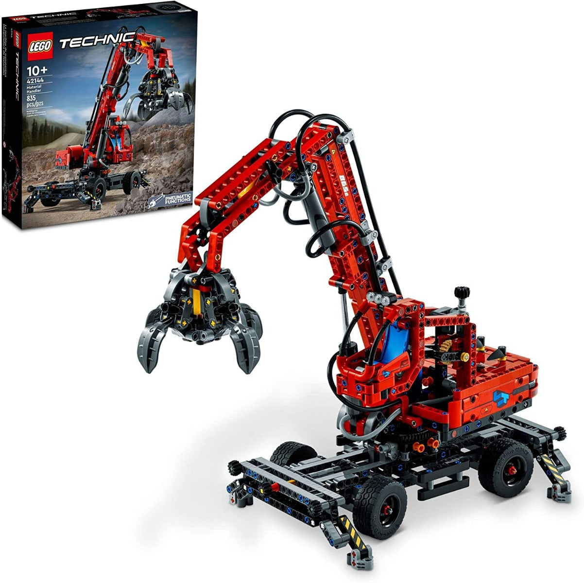 Buy Lego Technic Material Handler Crane 42144 Building Set | Yallatoys.com
