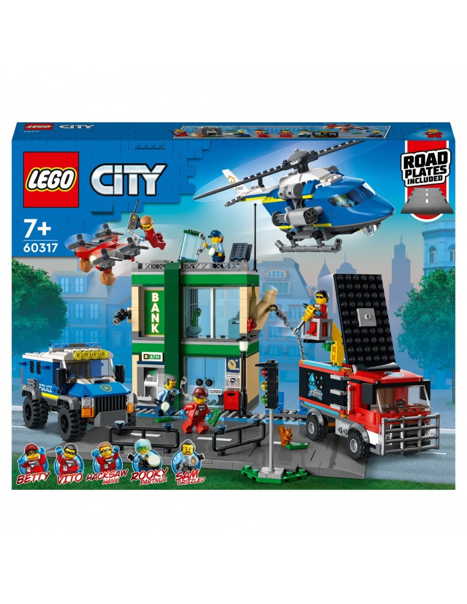 Buy Lego City Police Chase at The Bank 60317 Building Toy with 915pcs | Yallatoys.com