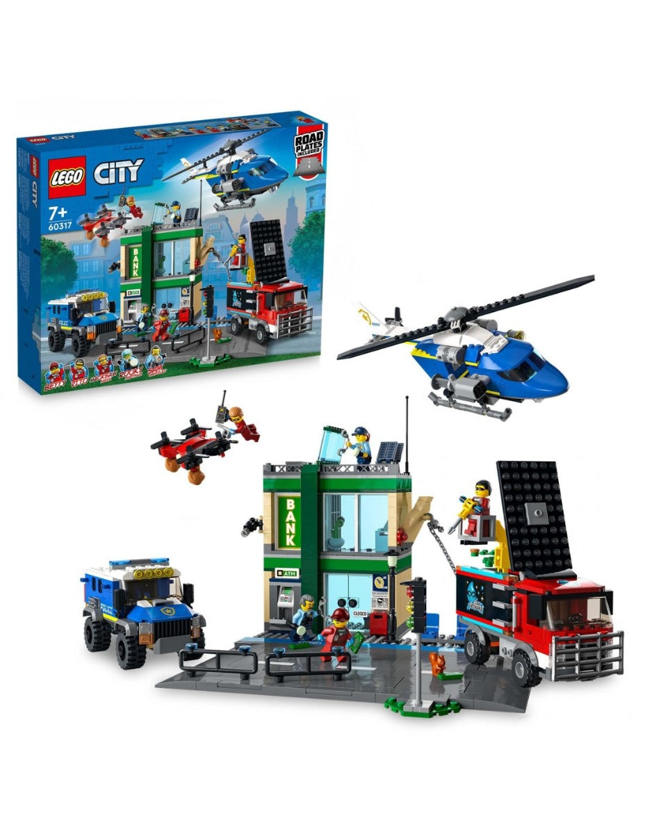 Buy Lego City Police Chase at The Bank 60317 Building Toy with 915pcs | Yallatoys.com