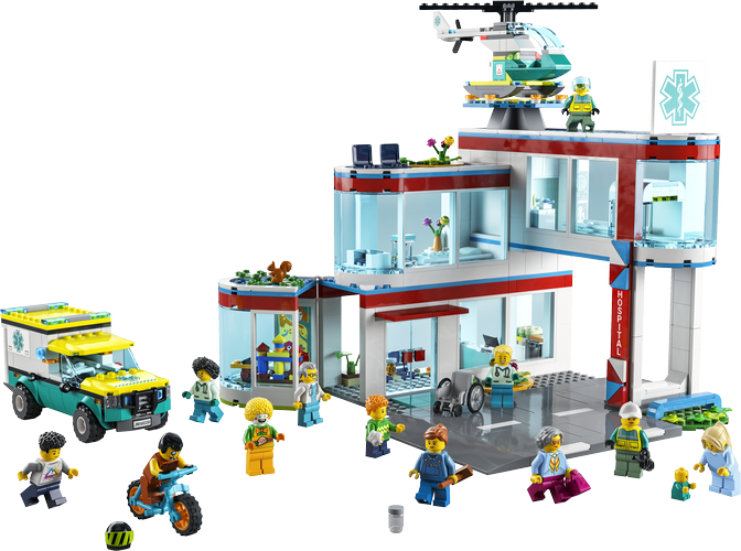 Buy Lego City Hospital 60330 | Yallatoys.com