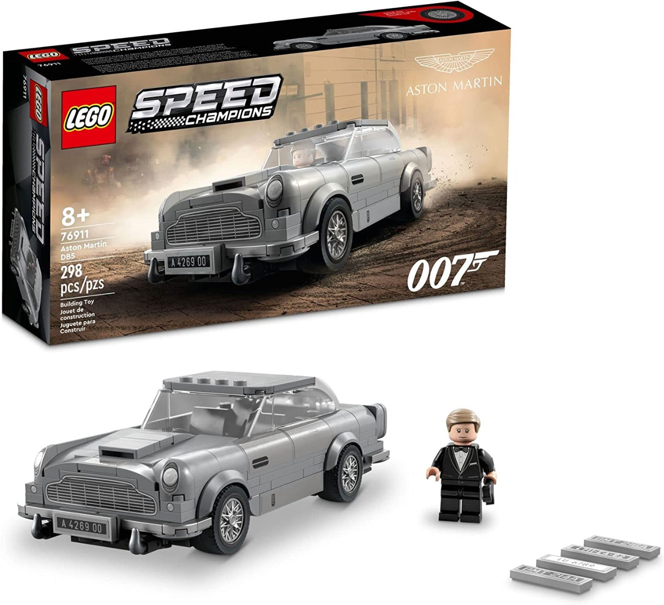 Buy Lego Speed Champions 007 Aston Martin DB5 76911 Building Set 298pcs | Yallatoys.com