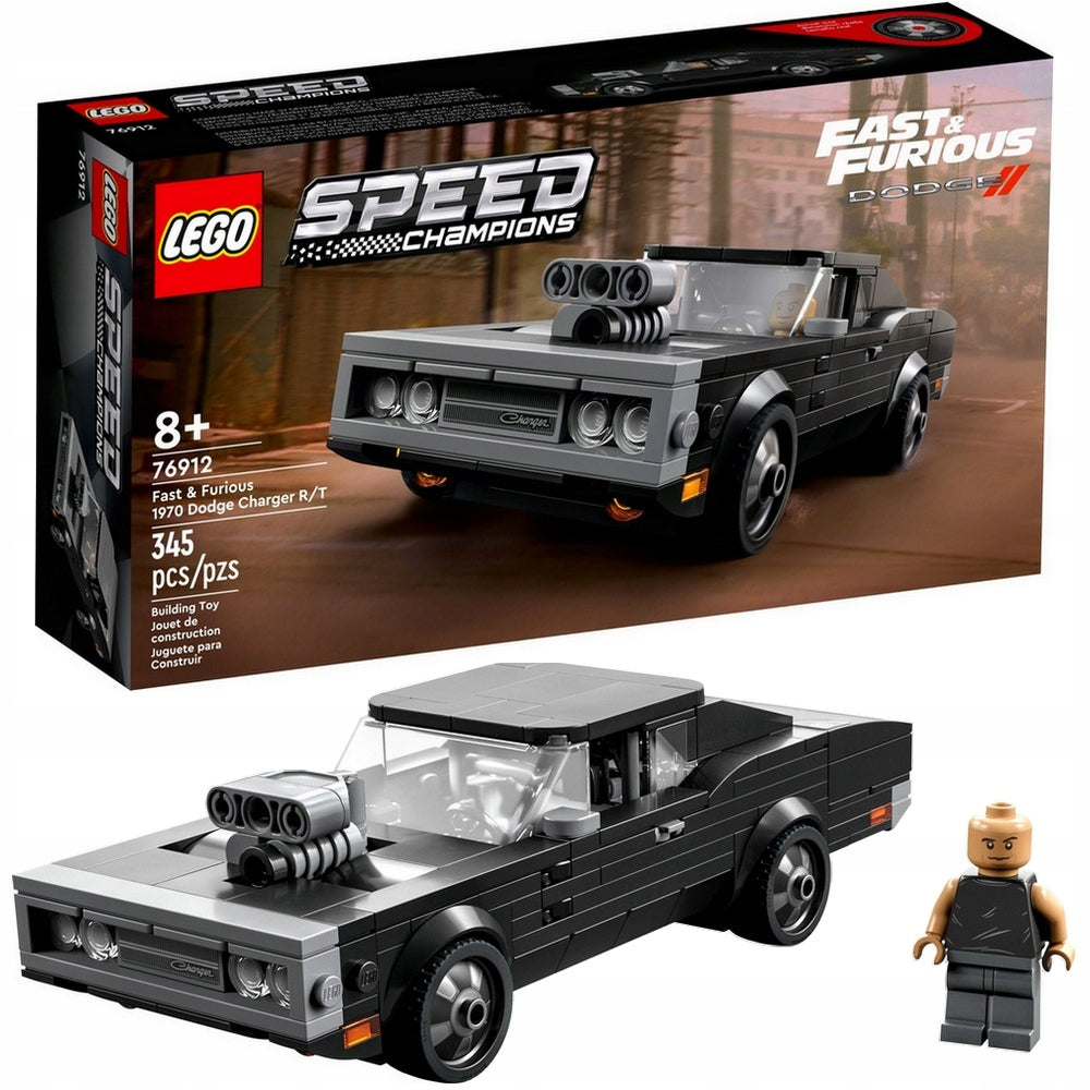 Buy Lego 76912 Speed Champions Fast & Furious 1970 Dodge Charger 345pcs | Yallatoys.com