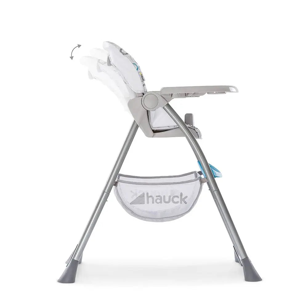 Hauck Circles Sit N Fold High Chair Blue Hauck Yallatoys