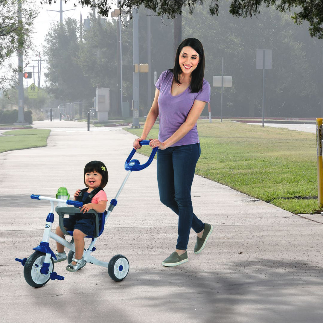 Buy Little Tikes Ride N Learn 3 in 1 Tricycle Blue | Yallatoys.com