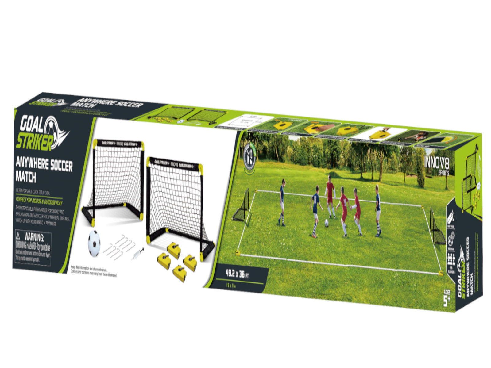 Buy Goal Striker Anywhere Soccer Match Portable Set | Yallatoys.com