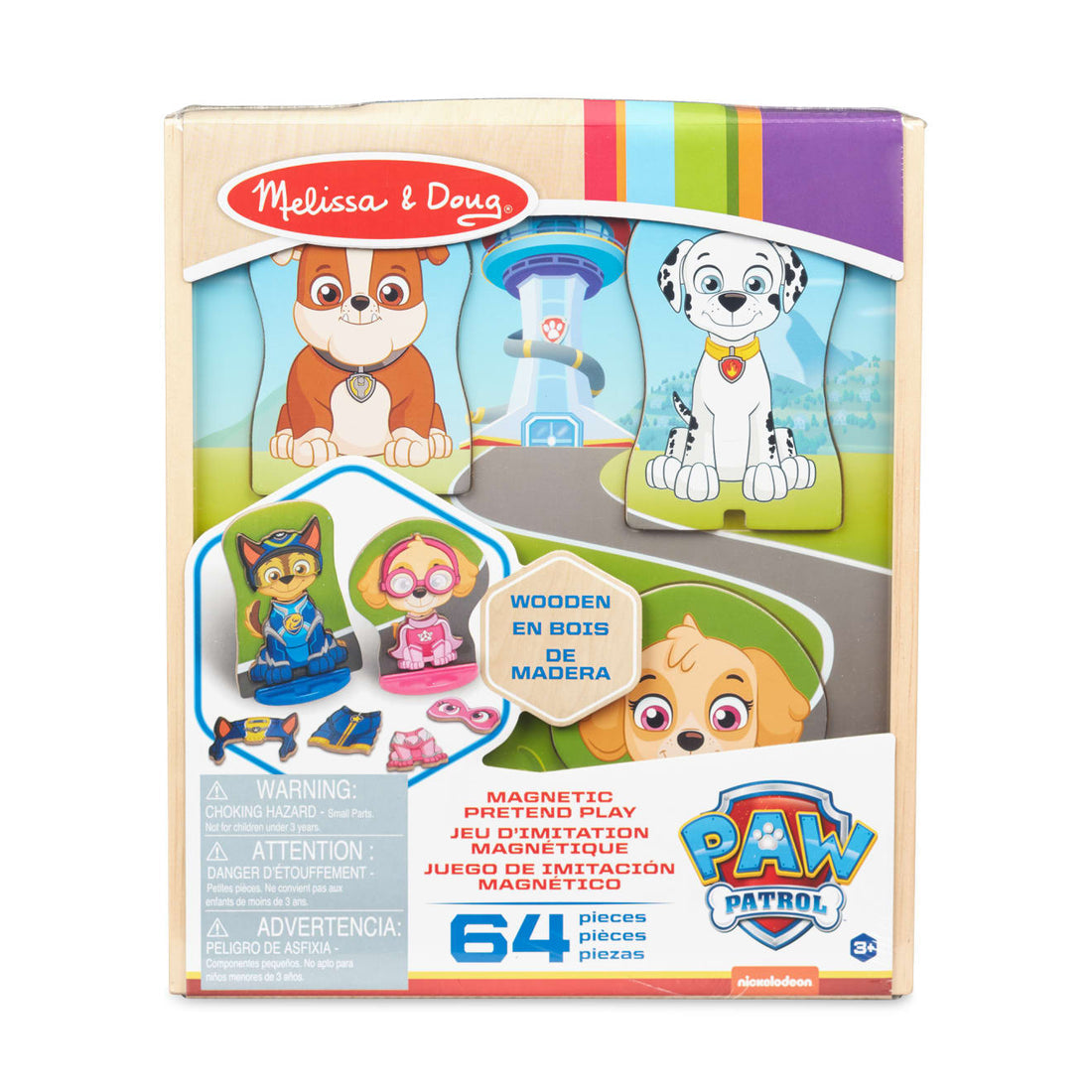 64 Piece Magnetic Pretend Play